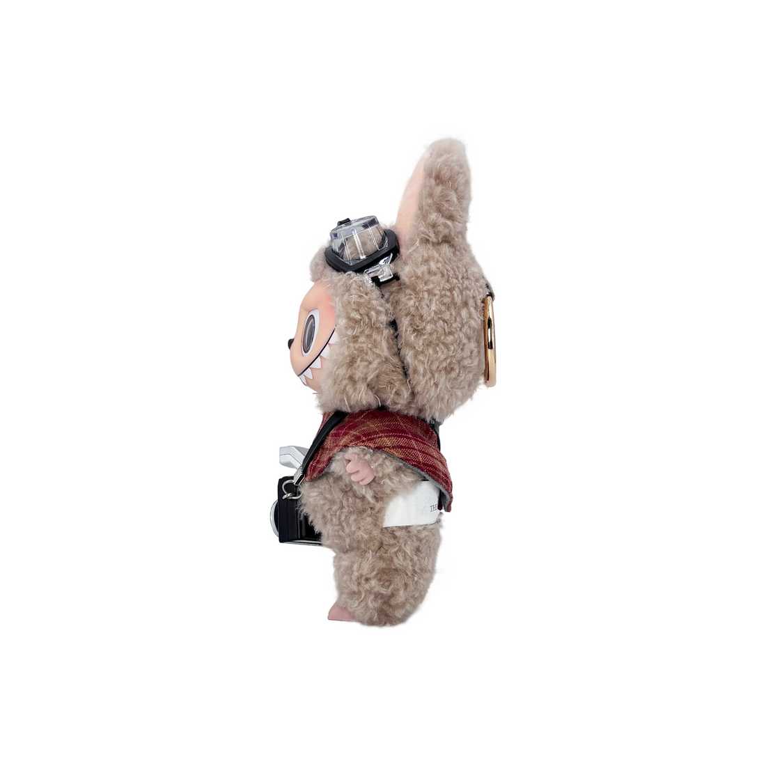 Custom Labubu Gray Rabbit Red Cloak