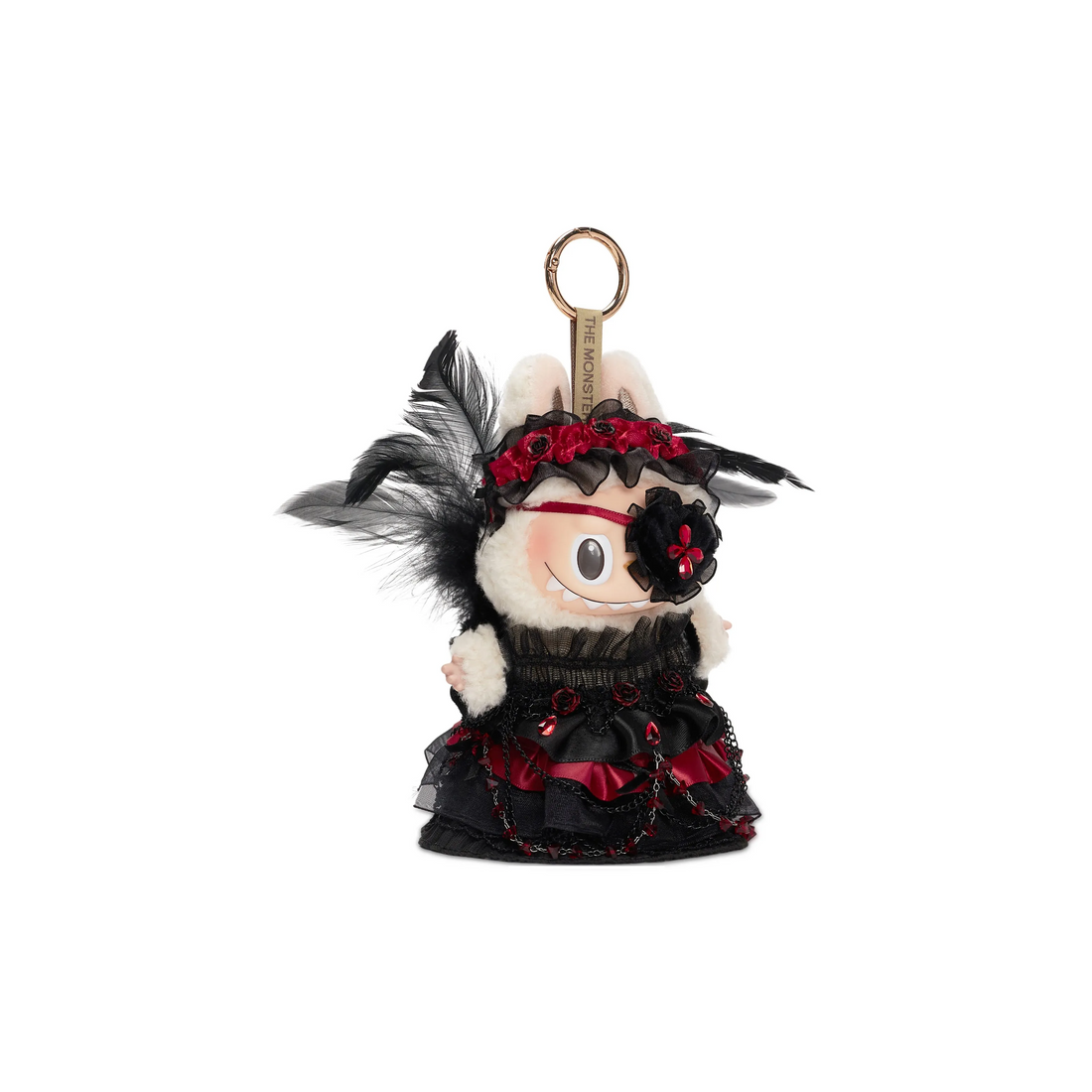 Custom Labubu Gothic Style Black And Red Tulle Skirt