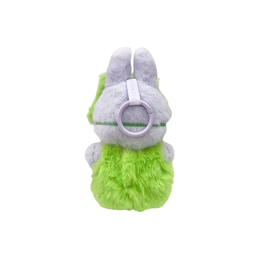 Custom Labubu Frog Theme Green Plush Suit