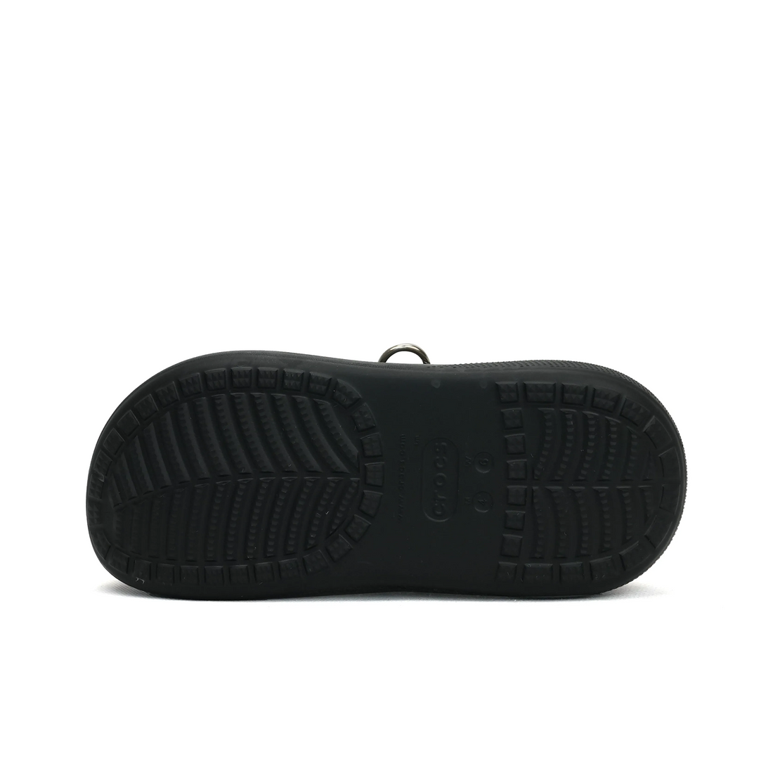 Custom Crocs Black With Silver Fangs