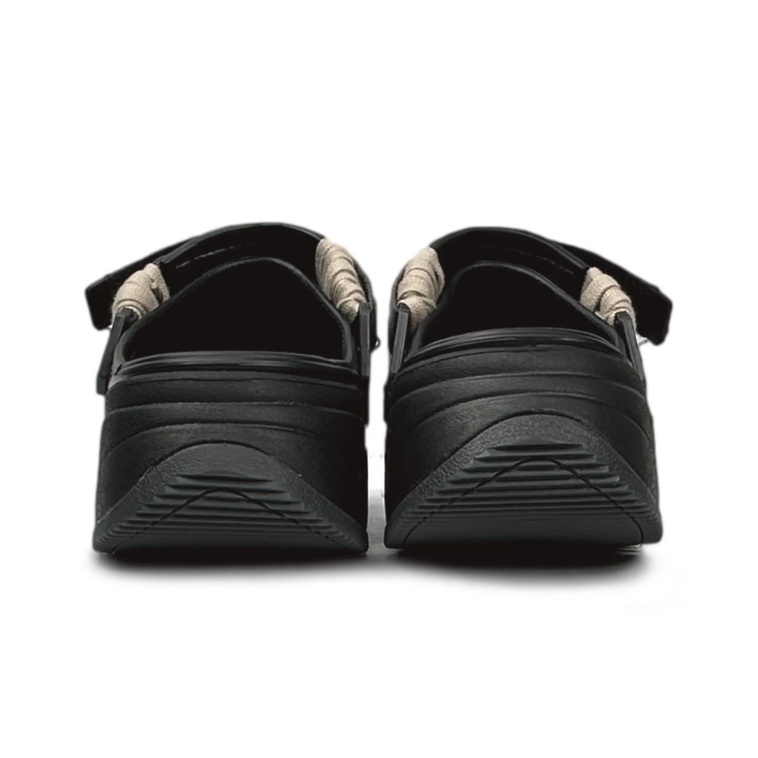 Custom Crocs Black Khaki Six-pointed Star Shoelaces