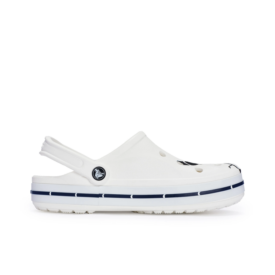 Custom Crocs White Black Cartoon