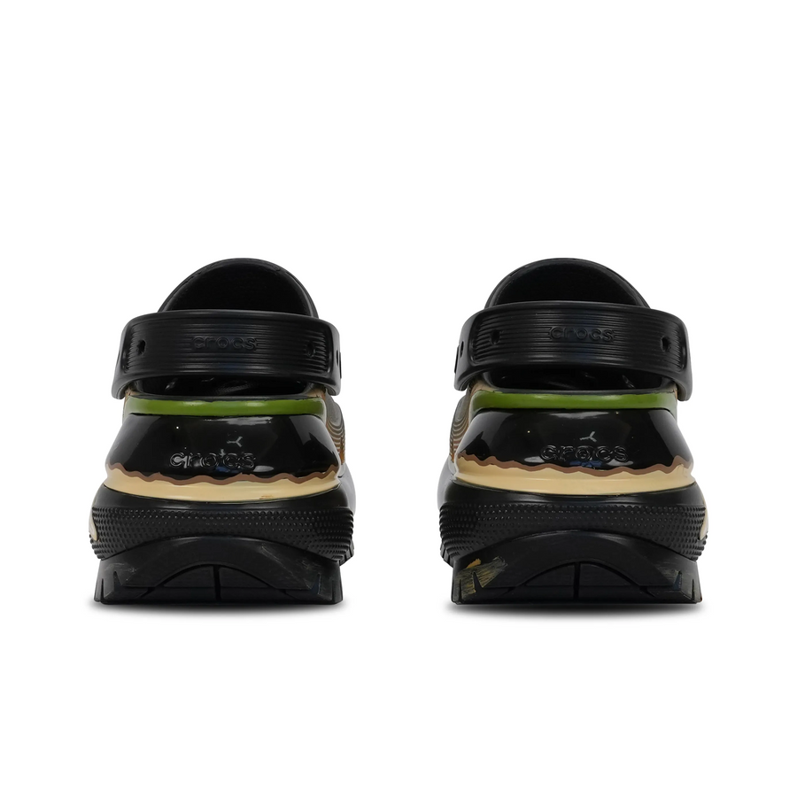 Custom Crocs Mega Crush Clog Black Orange