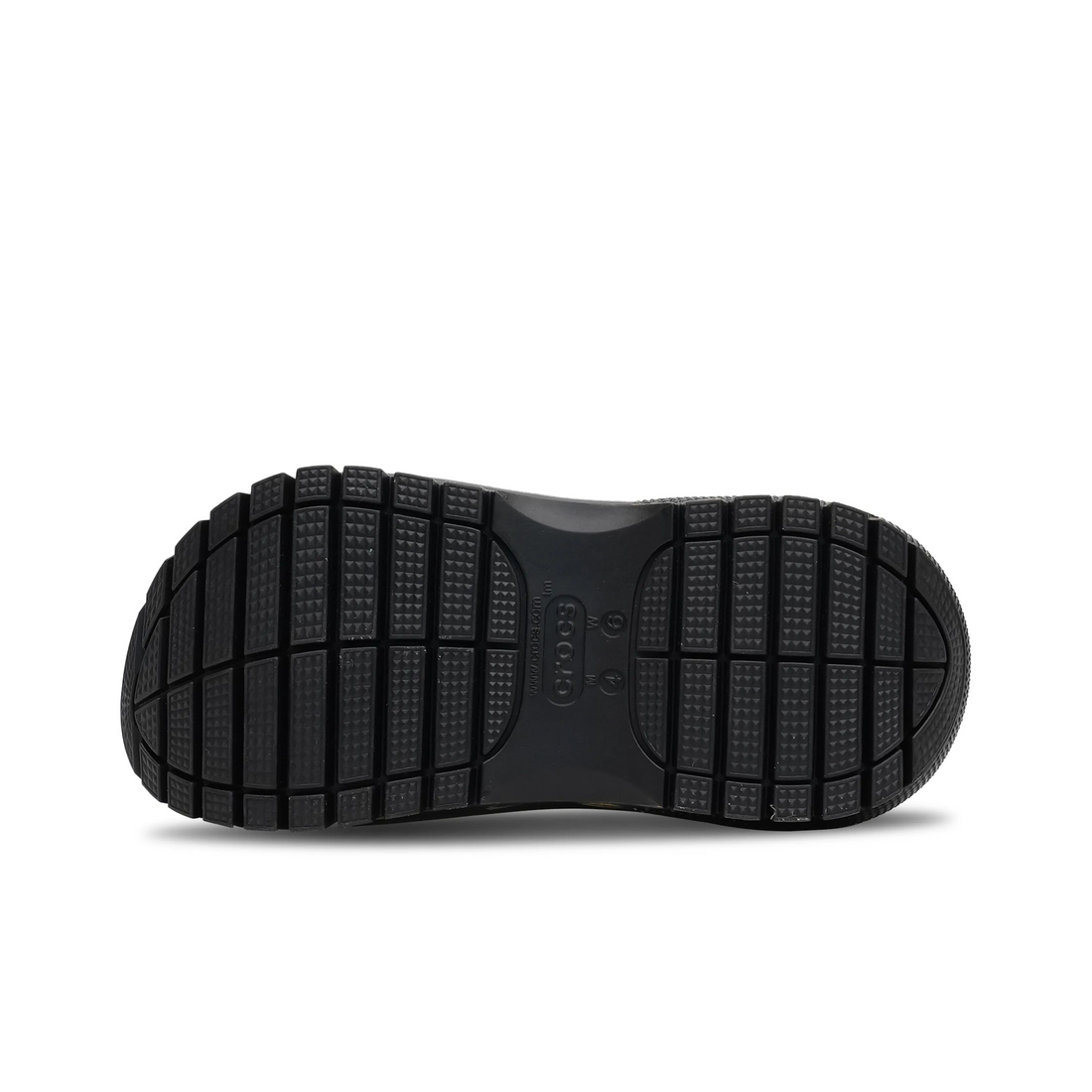 Custom Crocs Mega Crush Clog Black Orange