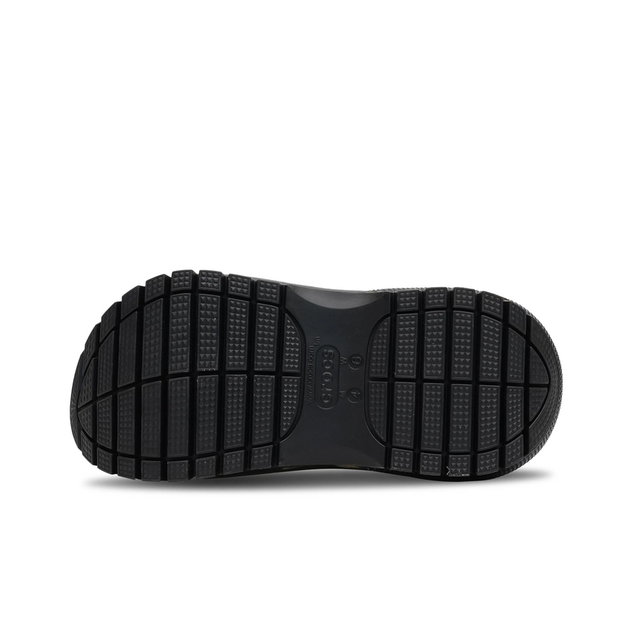 Custom Crocs Mega Crush Clog Black Orange