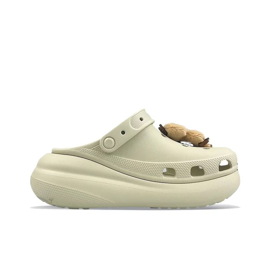Custom Crocs Beige Capybara Theme