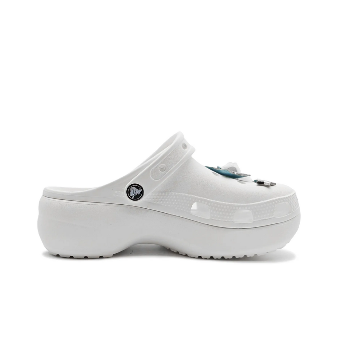 Custom Crocs White Star Accessories