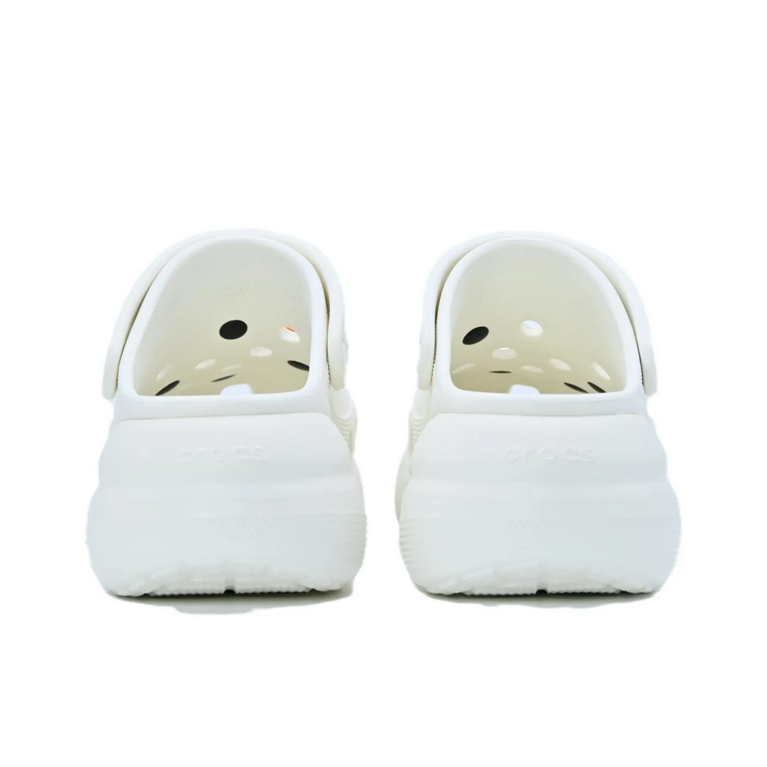 Custom Crocs White Cartoon Pastries Accessories