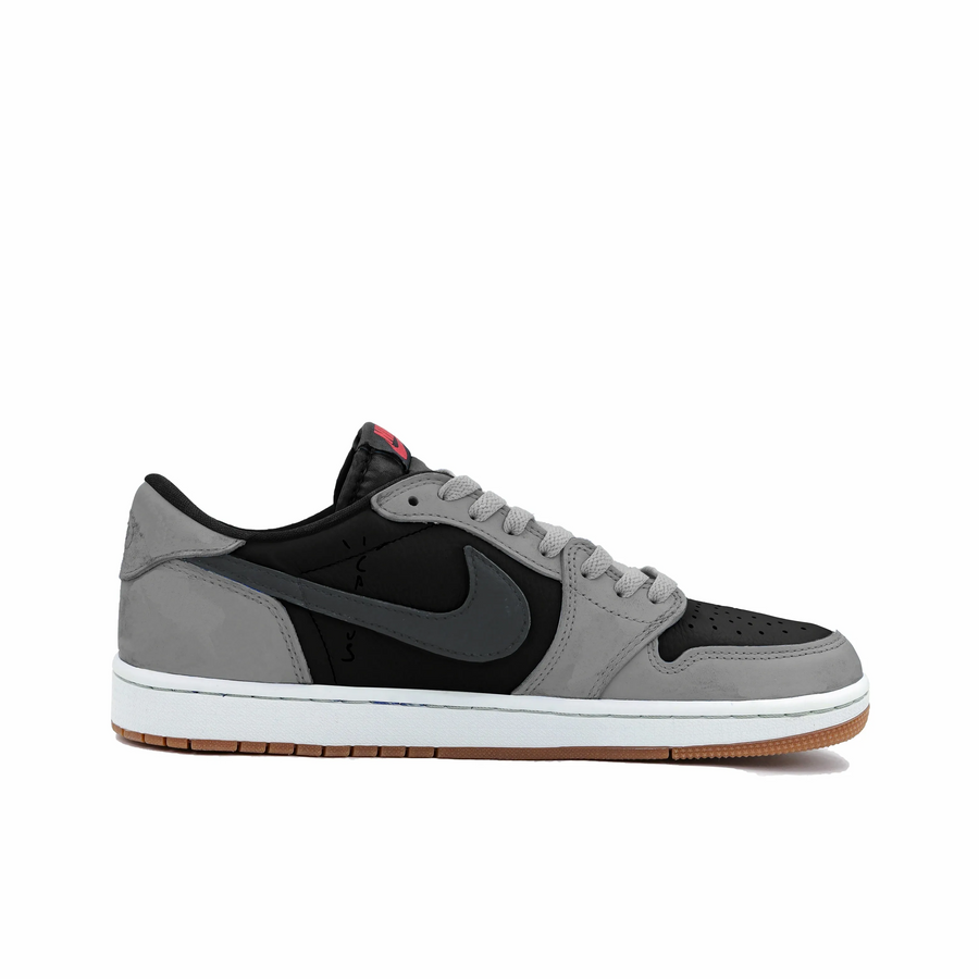 Travis Scott Jordan 1 Custom Jordans Black Grey