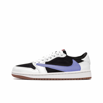 Custom Air Jordan 1 White Black Blue Reverse Swoosh
