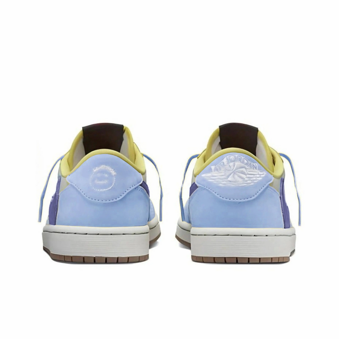 Travis Scott Jordan 1 Custom Jordans Blue Purple
