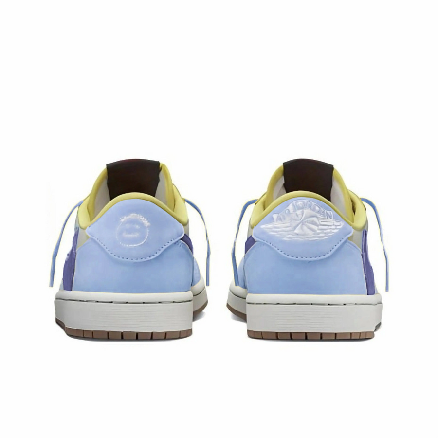 Travis Scott Jordan 1 Custom Jordans Blue Purple