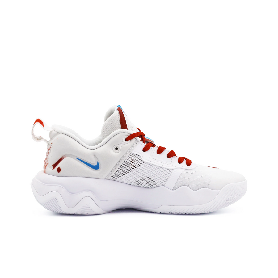 Travis Scott Jordan 1 Custom Jordans White Red Blue