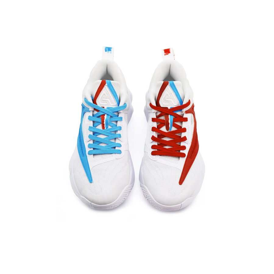 Travis Scott Jordan 1 Custom Jordans White Red Blue