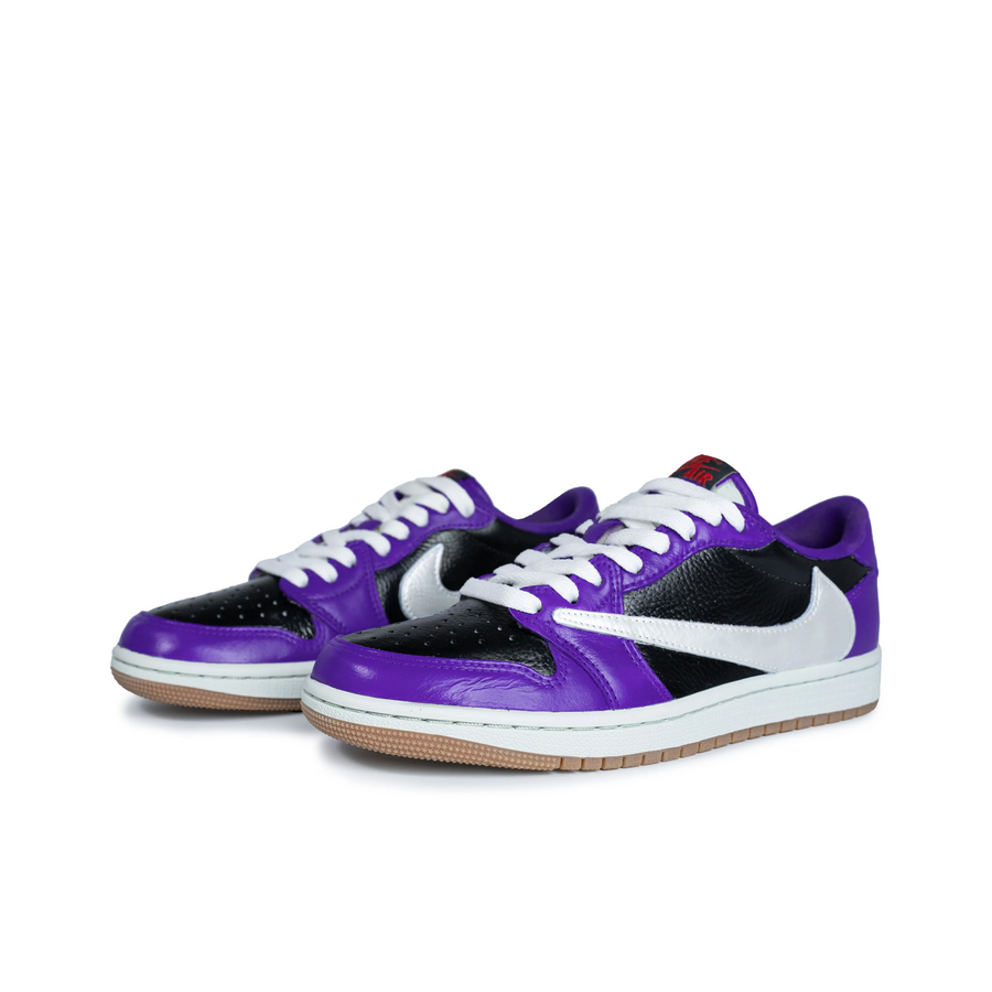 Travis Scott Jordan 1 Custom Jordans Purple Black White