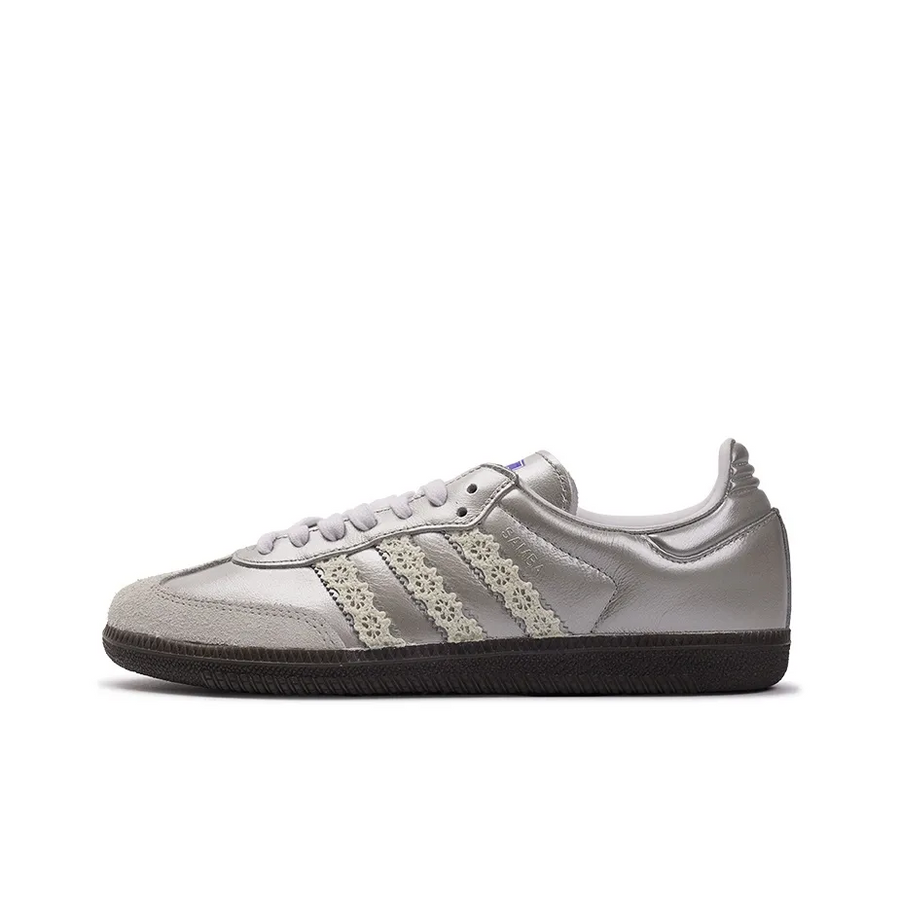Sliver With Laciness - Adidas Samba Custom