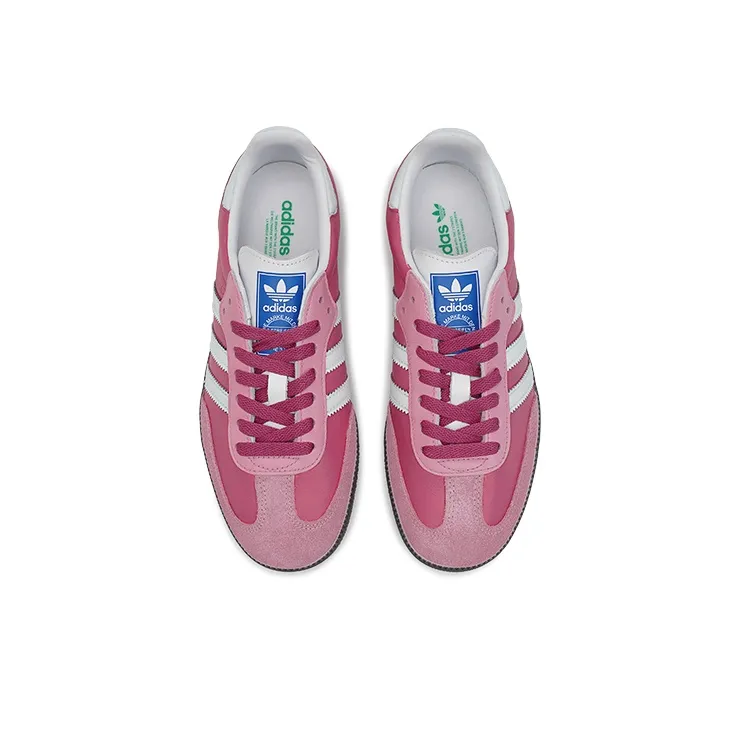 Barbie Pink White- Adidas Samba Custom