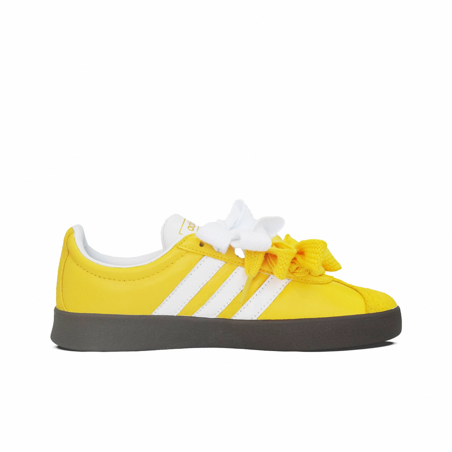 Lemon Yellow White- Adidas Samba Custom