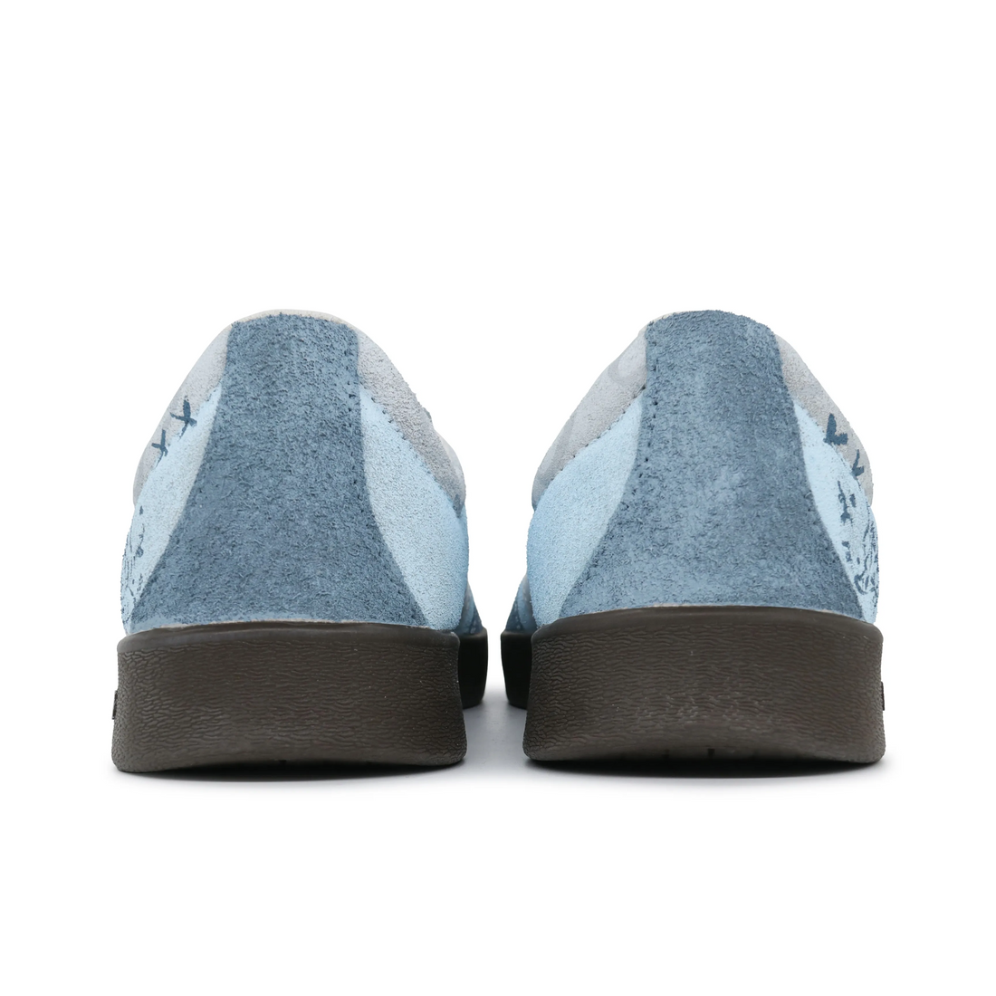 Light And Dark Bule- Adidas Samba Custom