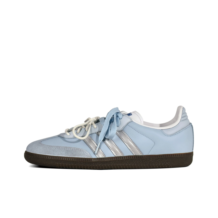 Light Blue Sliver- Adidas Samba Custom