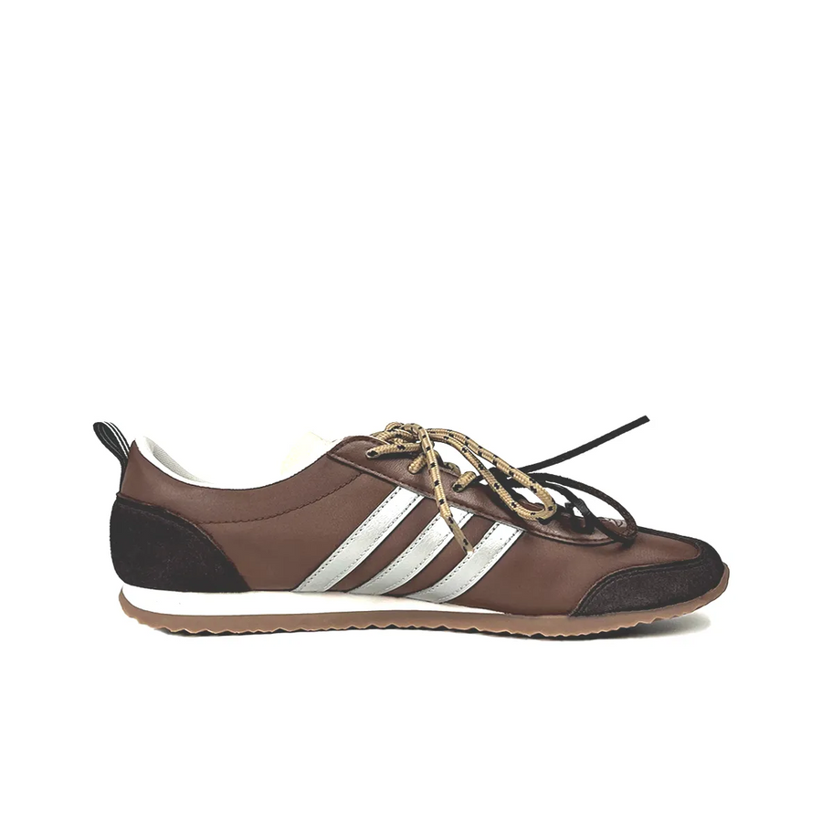Khaki Sliver White - Adidas Samba Custom