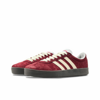 Dark Red White - Adidas Samba Custom