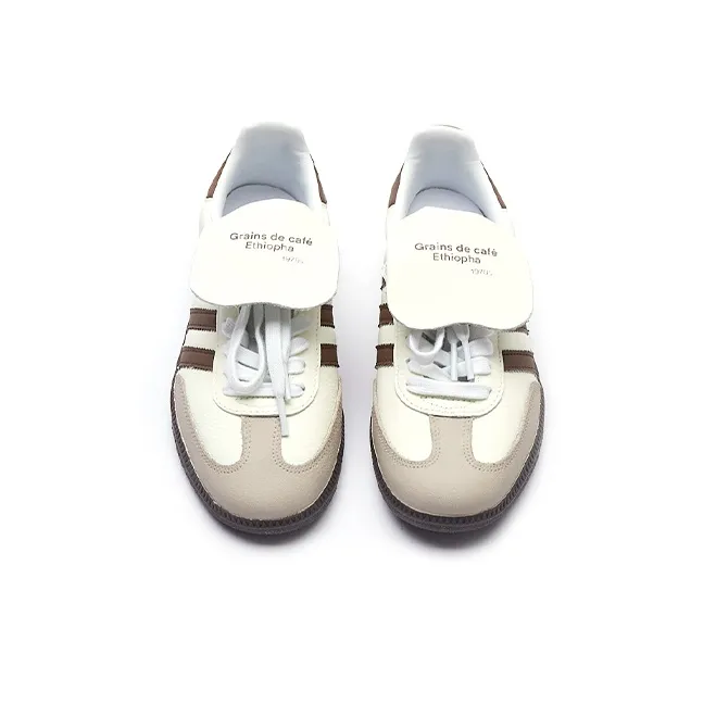 Off White Chocolate - Adidas Samba Custom