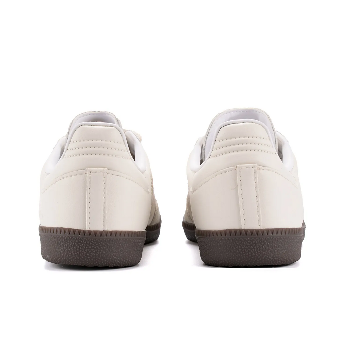 Cream Color With Leopard Print - Adidas Samba Custom