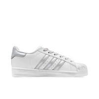 Custom Adidas White Sliver Love Heart