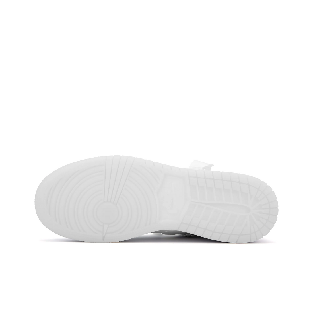 Custom Air Jordan 1 White Jelly Strips Swoosh
