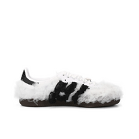 White Black Lace Wedding Shoes - Adidas Samba Custom