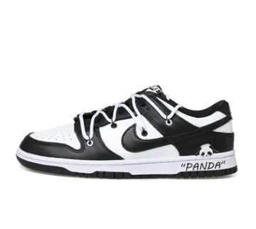 Custom Dunk Extra Lace Extra Lace Black White Panda
