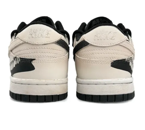 Custom Dunk Extra Lace Extra Lace White Teeth Black